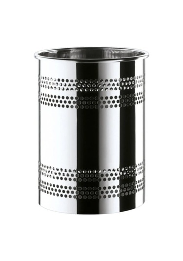 Çöp Kovası, Açık, Delikli, 9lt Krom