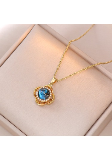 Bayan Kolye: Moda Estetiği Titanyum Çelik Kolye No.231 Çok REnkli