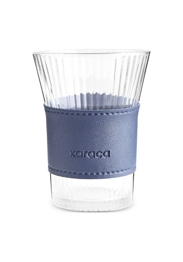 Karaca  Leather Cool Touch Latte Bardağı 210 Ml Lacivert