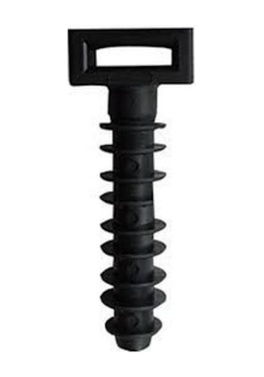 100 Adet Çetsan Kablo Bağı Dübeli Siyah 8 Mm. Lok Kroşe Db.0155