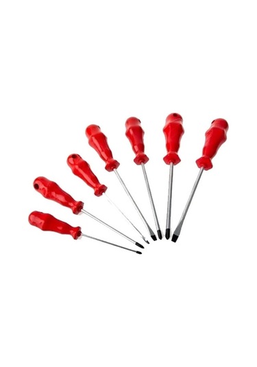 Mıknatıslı Düz Ve Yıldız Tornavida Seti 7 Adet Diğer