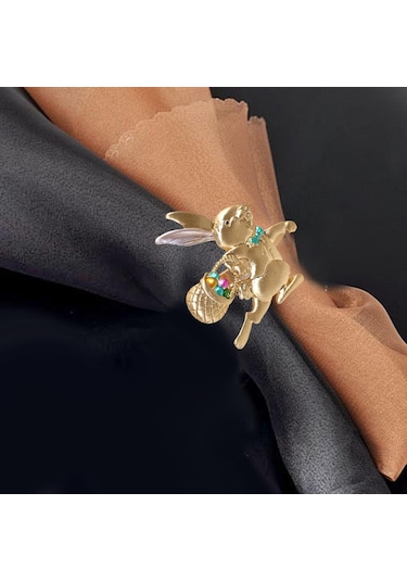 Suntek Paskalya Tavşanı Tavşan Peçete Halkaları Stil-a