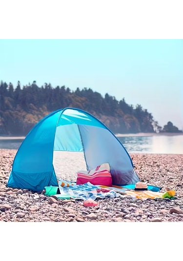 Küçük Plaj Çadırı Açık Mavi