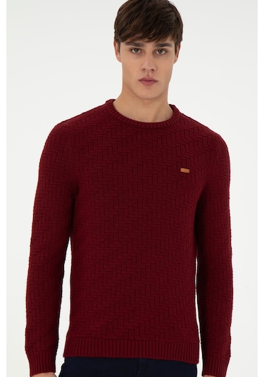 U.s. Polo Assn. Erkek Bordo Kazak /triko 50297050-vr014 Bordo