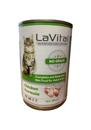 La Vital Tavuklu Konserve Yetişkin Kedi Maması 400 G