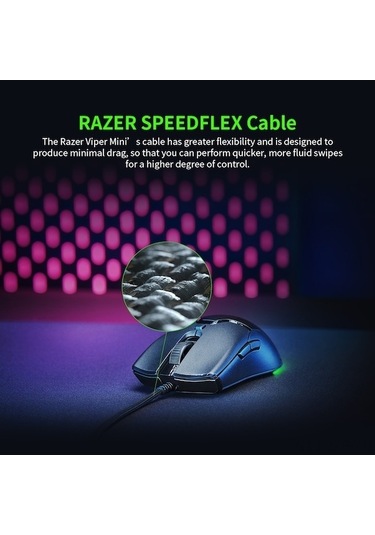 Geeroyoo Viper Mini: 8500 Dpı Sensör, Rgb Aydınlatma, 6 Programlanabilir Tuş Viper - Altın Viper