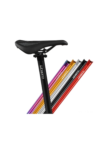 Yunboo Dahon Katlanabilir Bisikletler İçin 31.8mm Alüminyum Oturma Çubuğu, 80kg Yüke Dayanıklı, Ayarlandırabilir Oturak Açı, Siyah Siyah