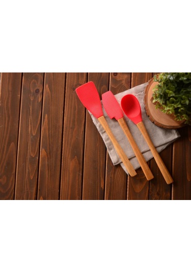 Bambum Bolly - 3'lü Spatula Seti Büyük