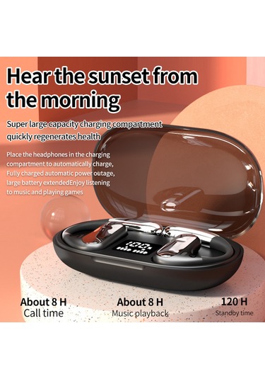 Leezsing Beyaz Q28 Bt 5.3 Kulaklık - 10 Saat Müzik Süresi, 400mah Şarj Kutusu, Full-range Hoparlör