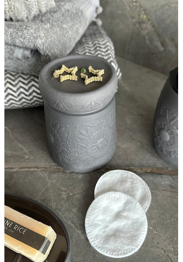 Primanova Clista 5'li Banyo Seti - Antrasit Antrasit