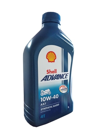 Shell Advance Ax7 4t 10W-40 1 L - 4 Zamanlı Motosiklet Motor Yağ