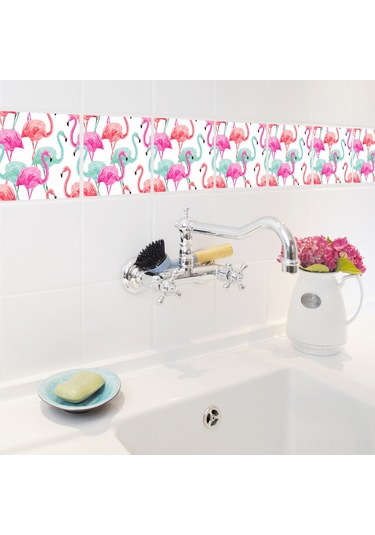 Dianziye 20x20cm Medeniyet Tarzı Pvc Otostik Tile Sticker, 10 Adet, Kolay Uygulama, Temiz Kaldırma, Ev Dekoru İçin Stil 8 Diğer