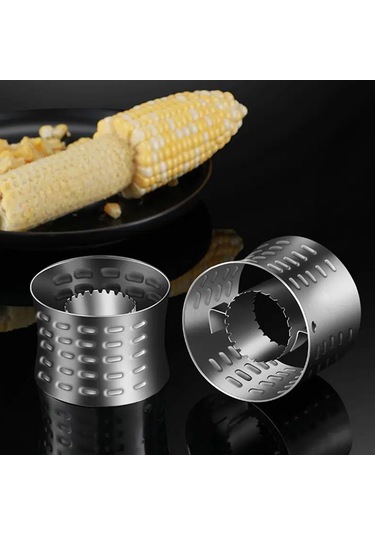 Dofolink 304 Paslanmaz Çelik Mısır Soyucu, Gıda Kalitesi, Keskin Dişli Tasarım, Hızlı Ve Güvenli Mısır Soyma Aleti, Mutfak Gereci