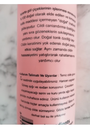 Gülsarayı Doğal Gül Suyu 400 ML