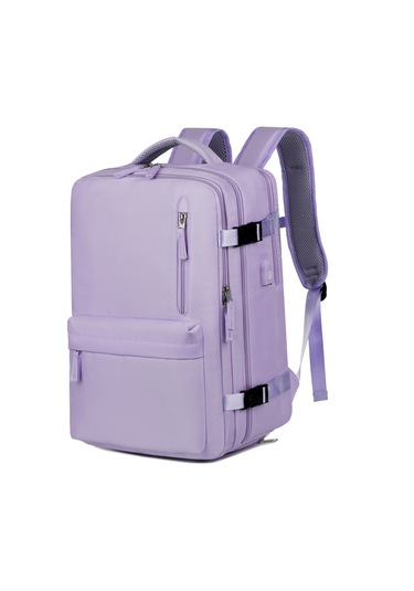 Sırtçantası Kadın Büyük Kapasiteli Çok Fonksiyonlu Sırtçantası Light Purple