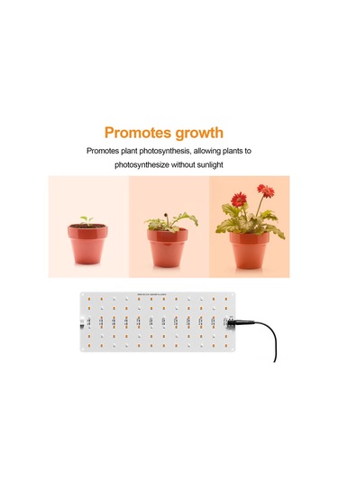 Hfambition 12v Tam Spektrum Led Bitki Büyüme Lambası, İç Mekan İçin Askılı Kuantum Paneli, 1 Kafa Avrupa Standartı Diğer