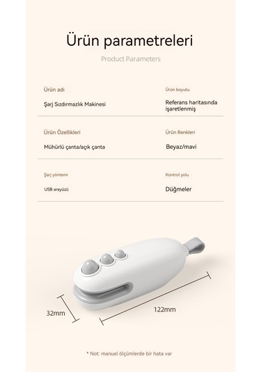 Jian Fan Gıda Vakum Yapıştı Makinesi Ev Mini Plastik Yapıştı Mamakinesi Mutfak Depolama