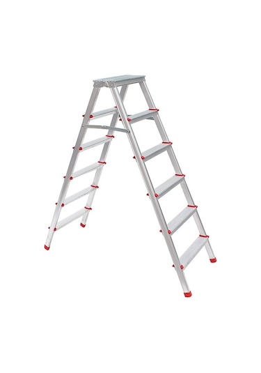 Cömert Alüminyum Çift Çıkışlı 6 Basamaklı Merdiven