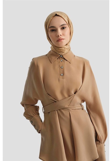 Armine Çapraz Bağlamalı Cupra Takım 25y6032 Sahra Camel