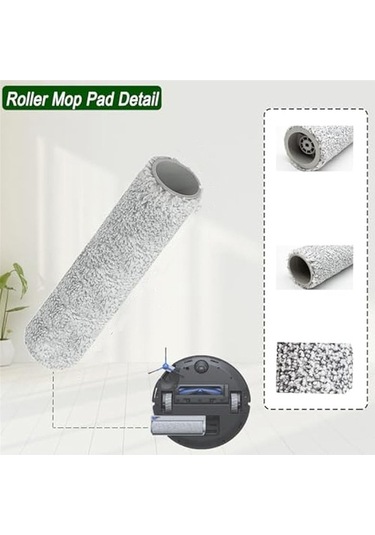 Flybuy Ecovacs Deebot X8 Pro Omni Robot Süpürge Kiti: 1 Ana Fırça, 2 Paspas, 4 Hepa Filtre, 6 Toz Torbası, 6 Yan Fırça