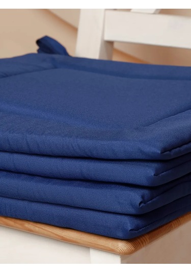 Mercity 40x40 4 Adet Sandalye Yastık Seti - Lacivert 434463774 Mavi