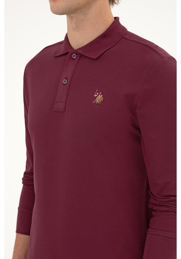 U.s. Polo Assn. Erkek Plum Sweatshirt 50313772-vr177 New Plum
