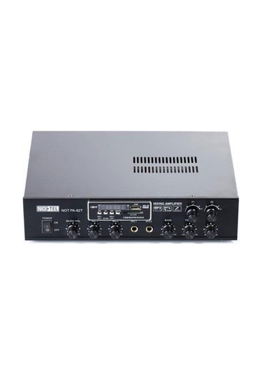 Notel NOT PA 82T Anfi 80W Trafolu 2 Mikrofon Girişli USB + Bluetooth