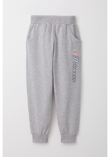 Breeze Kız Bebek Eşofman Takım Prenses Yazı Nakışlı 9 Ay-3 Yaş, Pembe Pembe