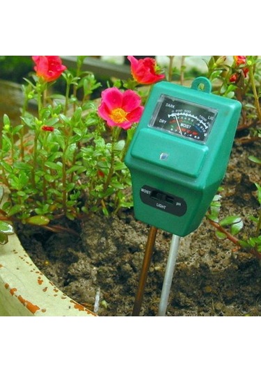 Aek-Tech Toprak Nem Ph ve Işık Ölçer 3'Ü Bir  Arada