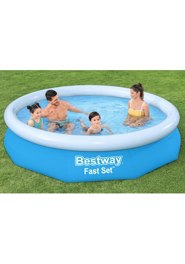 Bestway 57458 Fast Set Çember Şişme Havuz Seti 3.05 M X 66 Cm Mavi