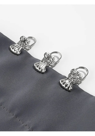 Lundo Stor Mandalı Klipsler - Krokodil Desenli Deniz Kabuğu 438303554 Gümüş