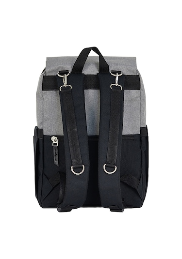 Stylo Working Mothers Bag Bebek Bakım Sırt Çantası Siyah Gri - Siyah