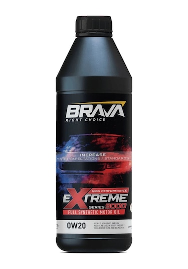 Brava Extreme 9000 0W-20 Full Sentetik Motor Yağı 1 L