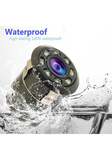 HD 8 Gece Görüş Ledli Geri Görüş Kamerası