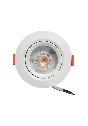 Ack Ad01-00500 5w Beyaz 3000k Sıva Altı Yuvarlak Led Downlıght Beyaz