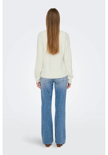 Only Kadın Onlella Düğmeli Uzun Kollu Örme Hırka 15259564 Ekru Ekru