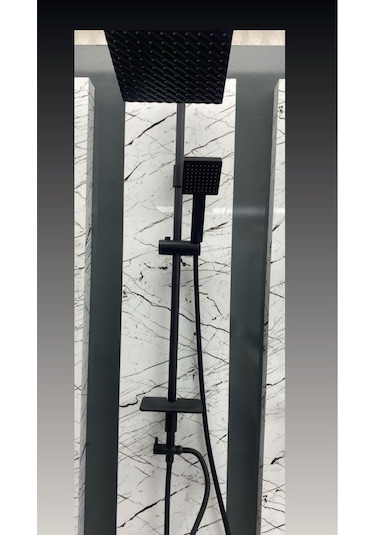 Armour Armatür Duş Seti Siyah Siyah