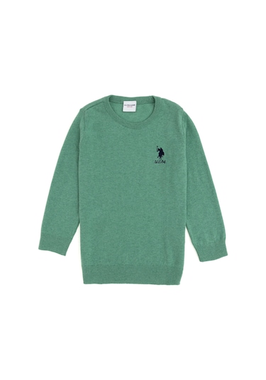 U.s. Polo Assn. Kız Çocuk Mint Kazak /triko 50293586-vr090 Mint