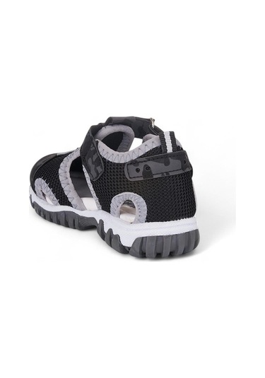 042 Erkek Bebek Sandalet Siyah