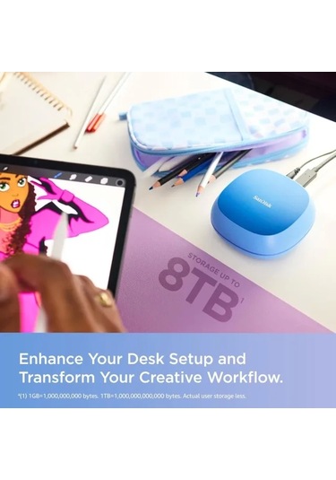 Sandisk Creator Usb 3.2 Gen Ssd Masaüstü Sürücüsü Ssd Desk Drive 8tb