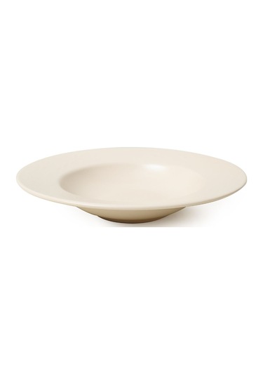 Keramika Mat Krem İyonya Makarna Tabağı 28 Cm 950 Krem