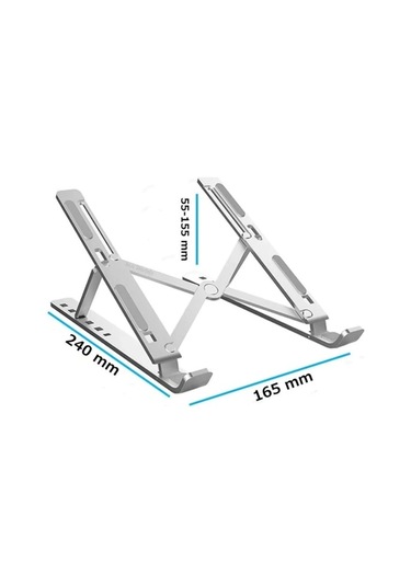 JX-18 Apple Uyumlu MacBook Notebook Katlanabilir Taşınabilir Laptop Stand