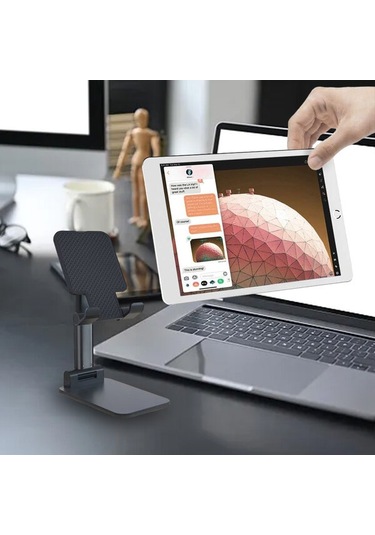 Cep Telefonu Standı, Cep Telefonu Standı, Çoğu Cep Telefonu Tablet Standı İle Uyumludur, Siyah