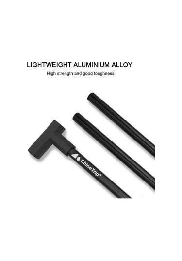 Yunboo Alüminyum Katlanabilir Dış Mekan Aydınlatma Ve Eşya Tutucu Raftı Farklı Boyut Seçenekleri Çok Renkli