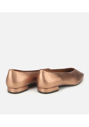 Hotiç Kadın Deri Bronz Sivri Burunlu Babet 01ayh316500a470 01ayh316500a470 Bronz