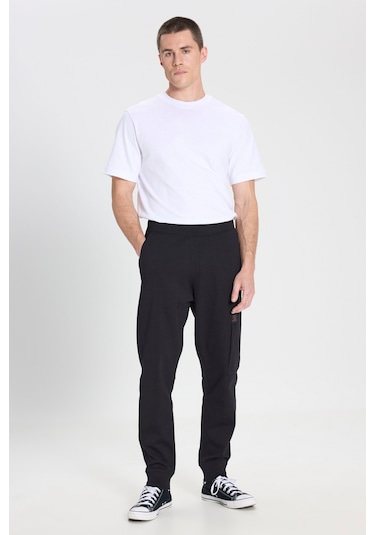 Wrangler Regular Fit Normal Kesim Siyah Sweatpant Eşofman Altı W242735001 Siyah