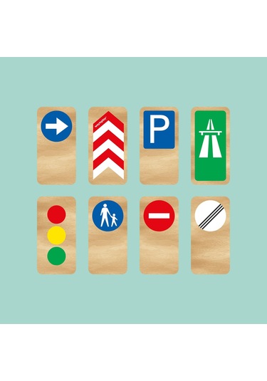 Waytoplay - Roadblocks Set Traffic Signs