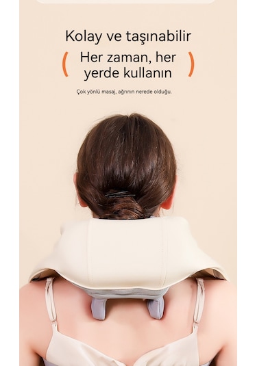 Jian Fan Servikal Masaj Omuz Ve Koyun Koyun Koruyucu Bel Ve Koyun Çiftçiliği Eik Kas Elektrikliıt El Oğurmaşal Artefakt Gri Gri