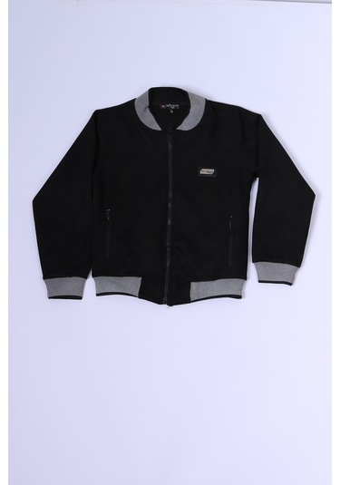 Erkek Çocuk Mevsimlik Ceket Fermuarlı Cepli C26 Siyah