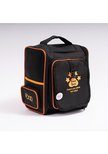 Brave Paws Kedi Ve Köpek Taşıma Çantası Açılabilir Fileli Katlanabilir Yıkanabilir Torik Model